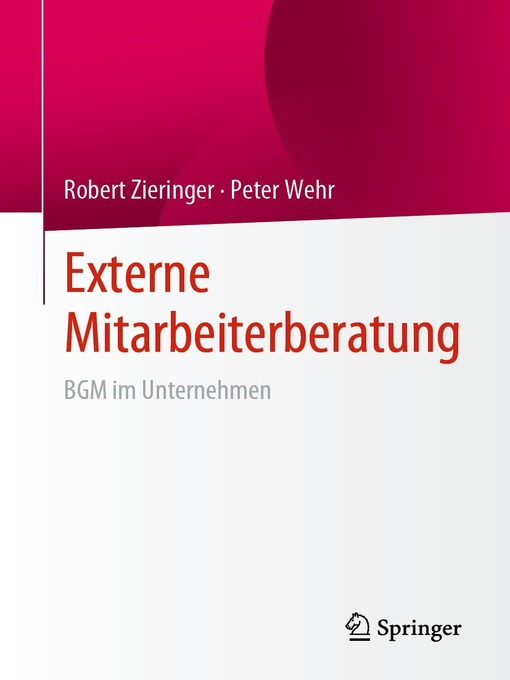 Title details for Externe Mitarbeiterberatung by Robert Zieringer - Available
